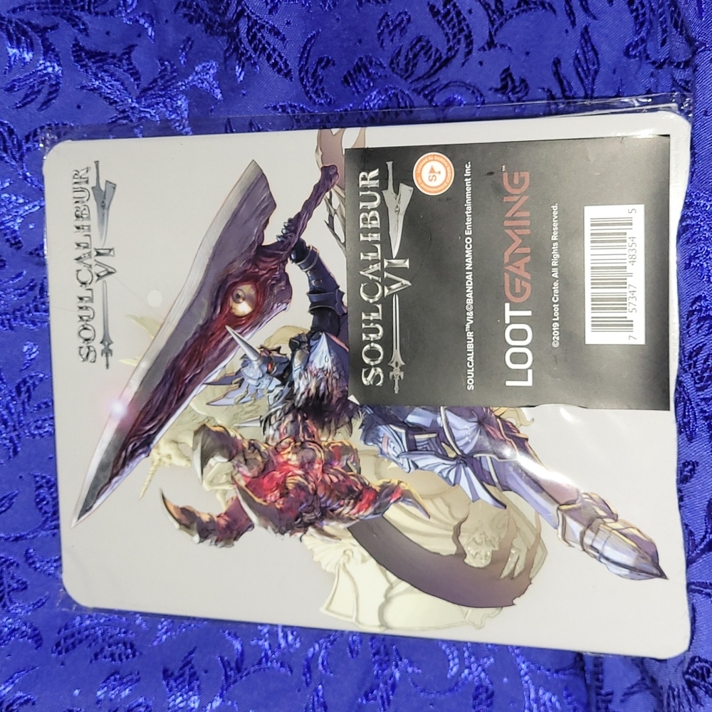 🍂3/$10 NWT Loot Crate/LootGaming SoulCalibur VI Metal Sign & Display Stand
